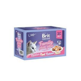 Brit Premium Cat D Fillets in Jelly Family Plate 1020g