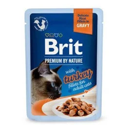Brit Premium Cat D Fillets in Gravy with Turkey 85g