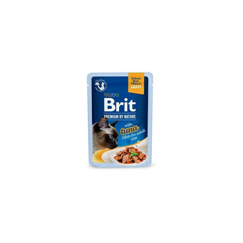Brit Premium Cat D Fillets in Gravy with Tuna 85g
