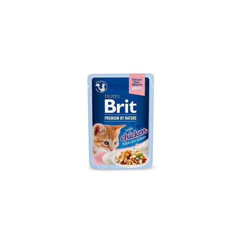 Brit Premium Cat D Fillets in Gravy for Kitten 85g