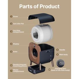 Pawbby Automatický samočistící záchod pro kočky