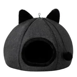 Iglu pro kočky Reedog Kitty Head Black