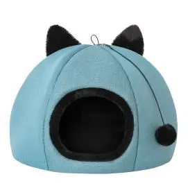 Iglu pro kočky Reedog Kitty Head Blue