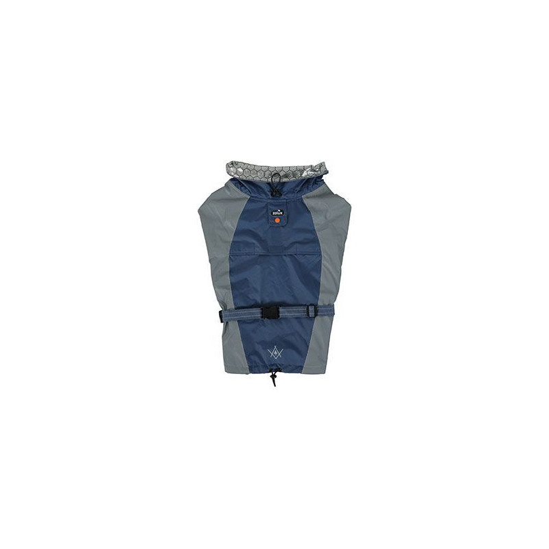 Obleček voděodolný pro psy BIVOUAK modrá 60cm Zolux