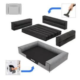 Reedog Victoria Ekolen Grafit Pelíšek pro psa