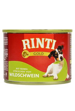 Rinti Dog Gold konzerva divočák 185g