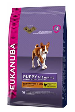 Eukanuba Dog Puppy&Junior Medium 15kg