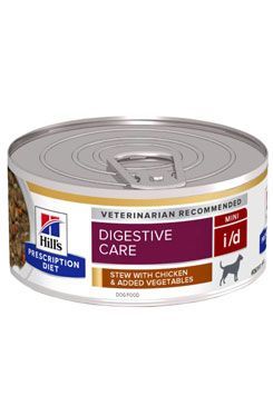Hill's Can. PD I/D Digestiv Care Chick. stew Konz 156g