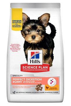 Hill's Can. SP+AB Perfect Dig Puppy S&M Chick Rice 3kg